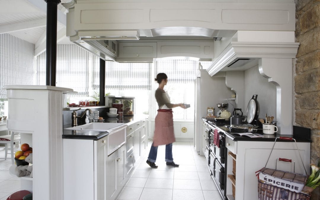 Spacieuse et confortable : une cuisine de style aux influences flamandes