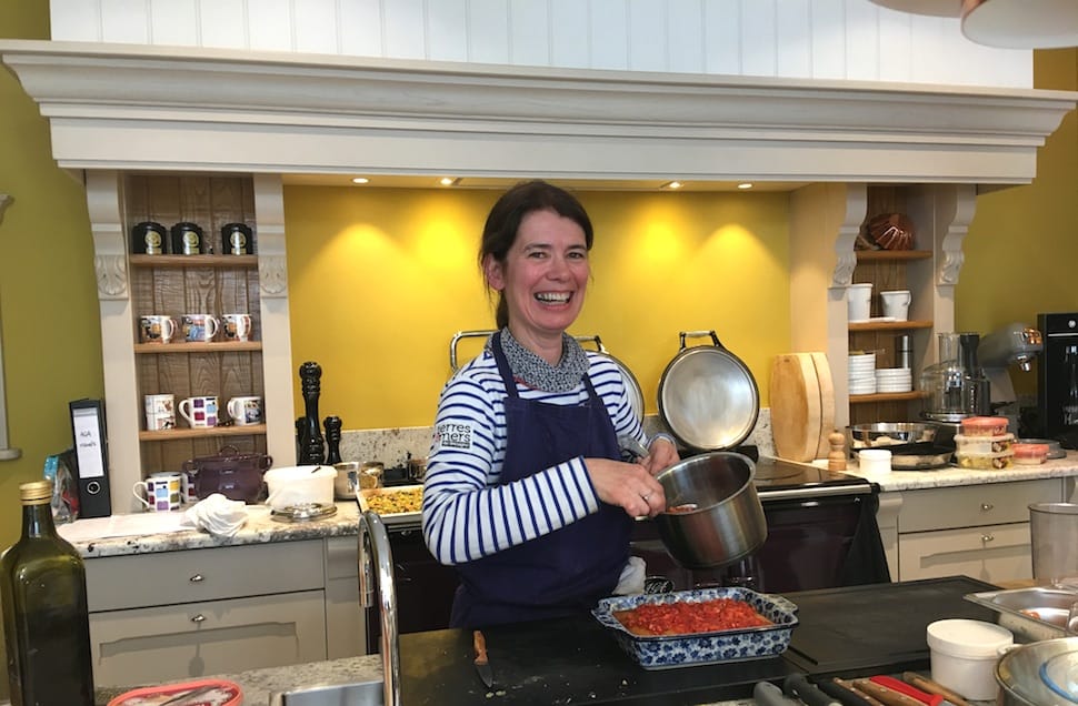 Cours de cuisine autour des produits d’été avec Nathalie Beauvais