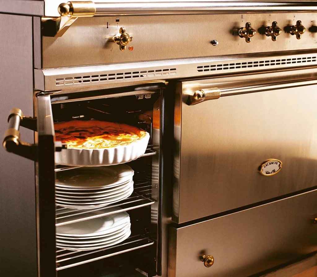 lacanche piano de cuisson chauffe assiettes