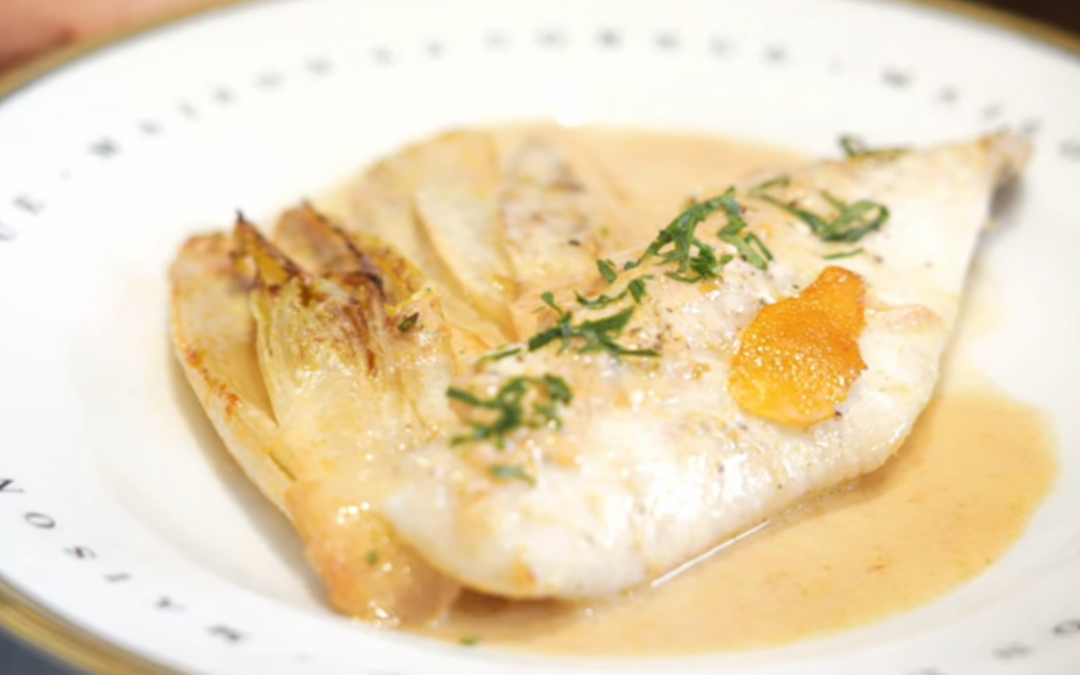 Recette AGA : Saint-Pierre aux endives et oranges sanguines